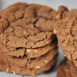 Chocolate Hazelnut Biscotti Cookies