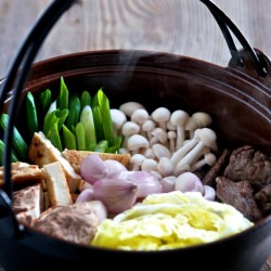 Japanese Hot Pot Sukiyaki