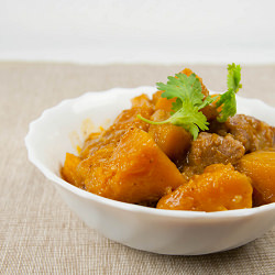 Braised Pork Ribs with Pumpkin