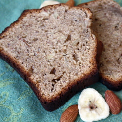 Almond Butter Banana Nut Bread