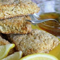Honey & Lemon Oat Scones