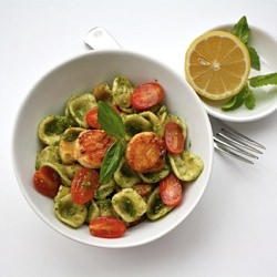 Asian Pesto With Orecchiette Pasta