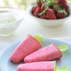Greek Yoghurt and Berry “Pops”