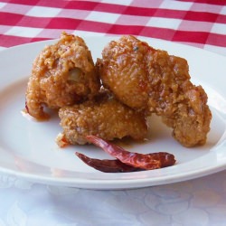 Crispy Sweet Sticky Spicy Wings
