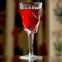 Homemade Cranberry Liqueur