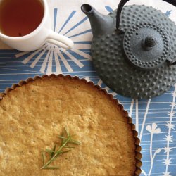 Salted Rosemary Almond Shortbread