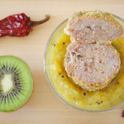 Veal Meatballs with Kiwi Sauce