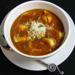 Roasted Tomato and Basil Soup