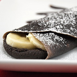 Banana and Chocolate Crepes