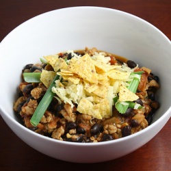 Turkey Black Bean Chili
