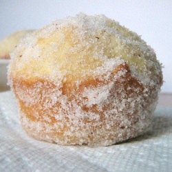 Donut Muffins with Caramel Filling