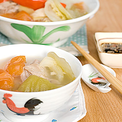 Salted Vegetables and Duck Soup
