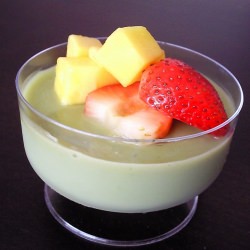 Matcha Au Lait Agar-Agar