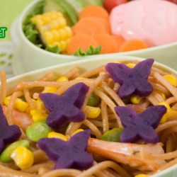 Butterfly Pasta Bento (428)