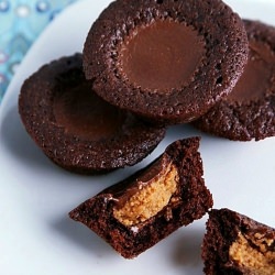 Peanut Butter Cup Brownie Bites