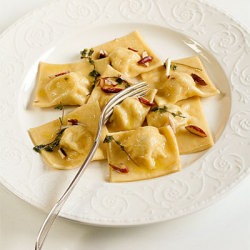 Ravioli with Chicken and Almonds