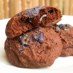 Molten Chocolate Centred Cookies