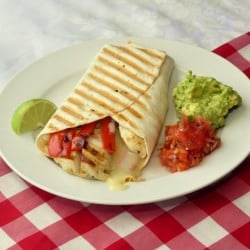 Lime Cumin Chicken Panini Wraps