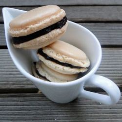 Vanilla and Chocolate Macarons