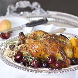 Rice Stuffed Cornish Game Hen