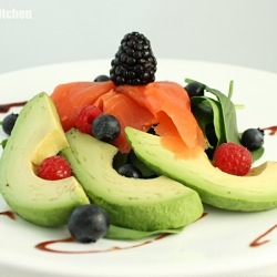 Spinach & Smoked Salmon Salad