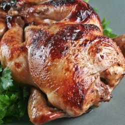 Beer Glazed Cornish Game Hen