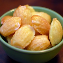 Meyer Lemon-Glazed Madeleines