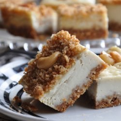 Honey Nut Cheesecake Squares