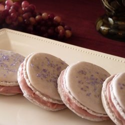 Boysenberry Buttercream Macarons