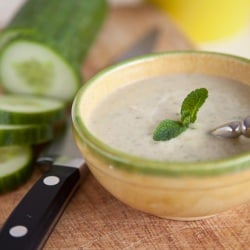 Indian Cucumber Soup w/Mint