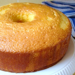 Glazed Clementine Chiffon Cake