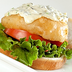 Beer Battered Fish Sandwich