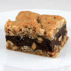 Chocolate Oatmeal Almost-Candy Bars
