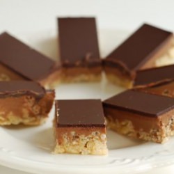 Chocolate Peanut Butter Crispy Bars