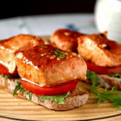 Salmon Escabeche
