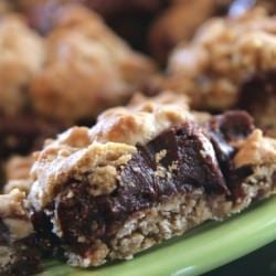 Chocolate Oatmeal Candy Bars
