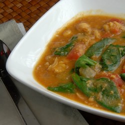 Moroccan Spiced Chickpea Soup