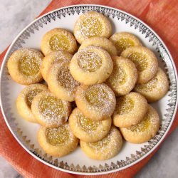 Orange Thumbprint Cookies