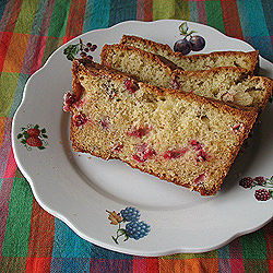 Cranberry Almond Pound Cake