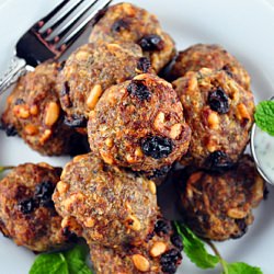 Lamb Meatballs with Yogurt Sauce