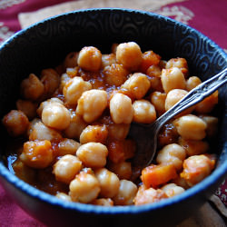 Moroccan Chickpea and Carrot Stew