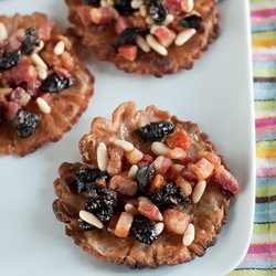 Chestnut Fritters with Pancetta