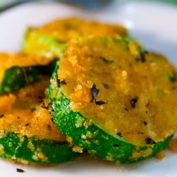 Breaded and Grilled Zucchini