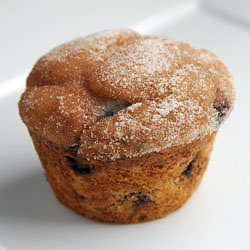 Cinnamon Sugar Blueberry Muffins