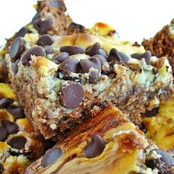 Marble Fudge Squares