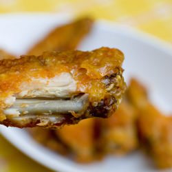 Un-fried Buffalo Wings
