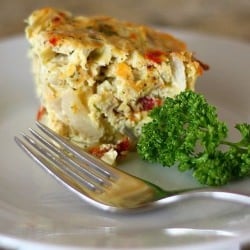 Frittata with Artichokes and Feta