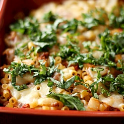 Baked Sausage Pasta with Fontina
