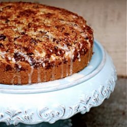 Coconut Cake with Chocolate Chunks