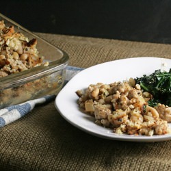 Chicken Sausage and Bean Casserole